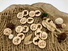 Load image into Gallery viewer, #ForOurChildren: Toy Set - Wooden Memory Animal Matching + Wooden Box + E-Learning Book about Animals