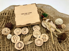 Load image into Gallery viewer, #SaveTheNature: Toy Set - Wooden Matching Game + Wooden Box (Plants)