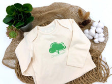Load image into Gallery viewer, #SaveTheNature: ‘Plant A Tree’ – Organic Cotton Thermochromic Romper + Organic Cotton Bag
