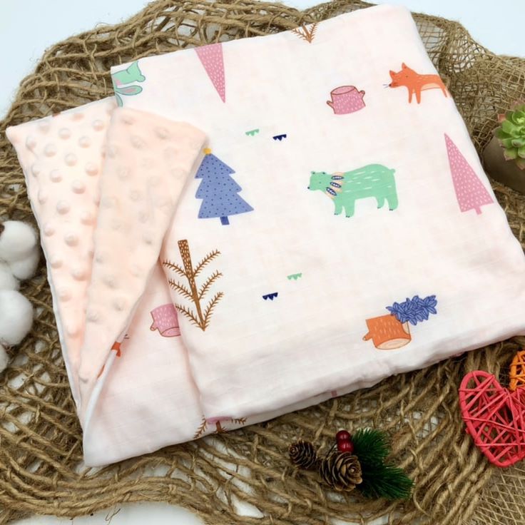 #SaveTheAnimals: Soft Plush Minky Fleece Blankets (Woodland Animals)