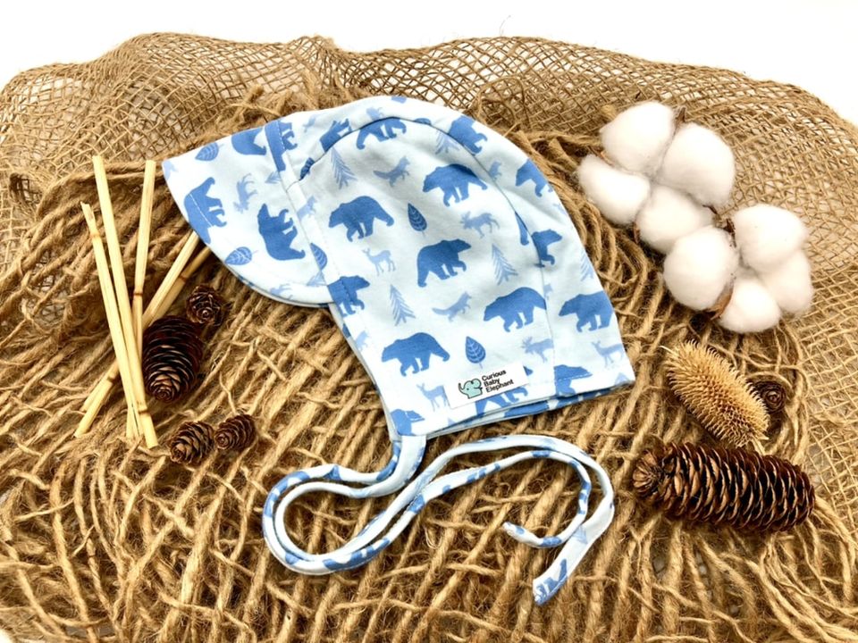 #SaveTheAnimals: Organic Cotton Baby Hat (Bear)