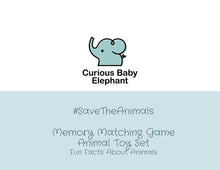 Load image into Gallery viewer, #ForOurChildren: Toy Set - Wooden Memory Animal Matching + Wooden Box + E-Learning Book about Animals
