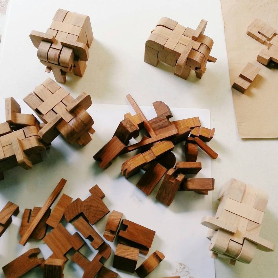 #SaveTheAnimals: Wooden Handmade Puzzle + E-Learning Book