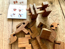 Load image into Gallery viewer, #SaveTheAnimals: Wooden Handmade Puzzle + E-Learning Book
