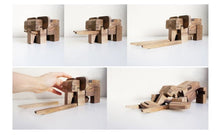 Load image into Gallery viewer, #SaveTheElephants: Wooden Handmade Elephant Puzzle + E-Learning Book
