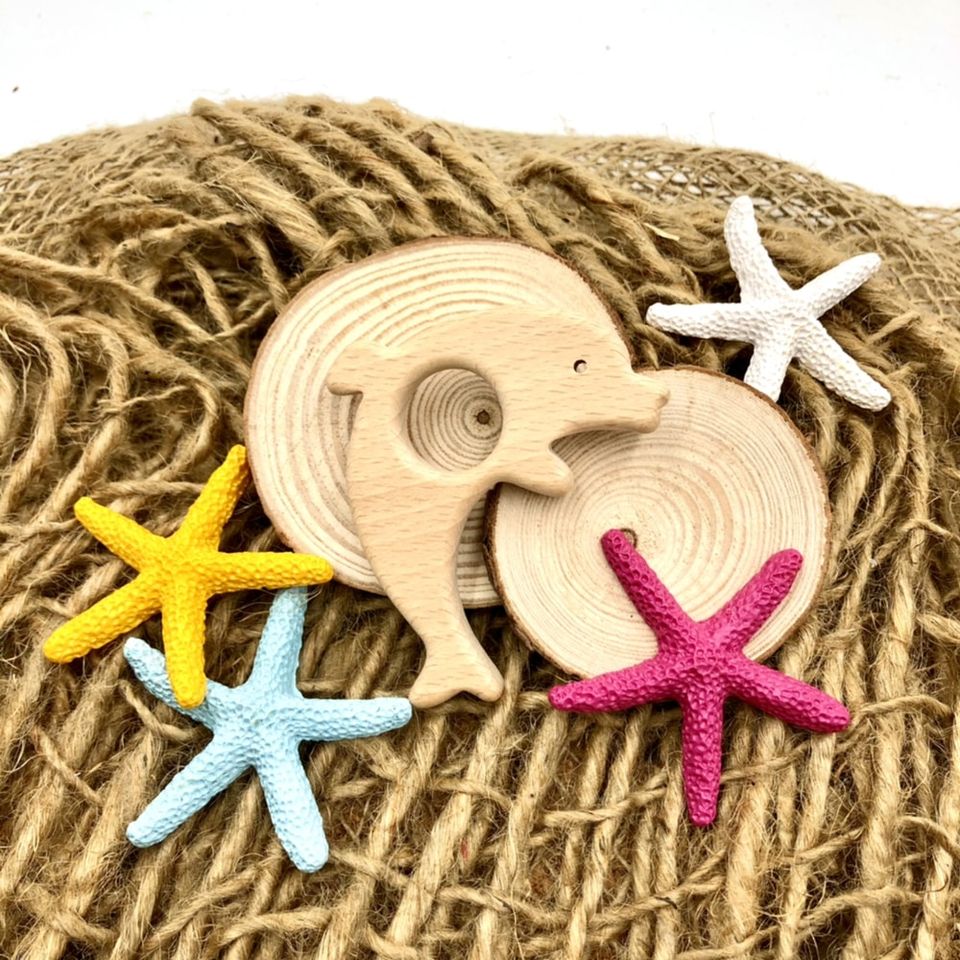 #SaveTheMarineLife: Natural Wooden Dolphin Teether