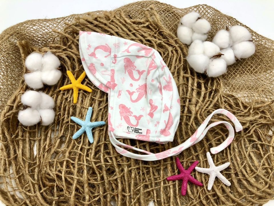 #SaveTheMarineLife: Organic Cotton Baby Hat (Under the Sea)