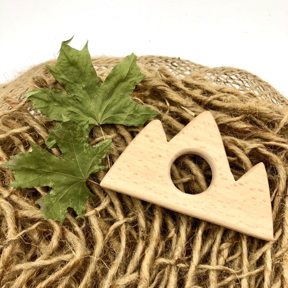 #SaveTheNature: Natural Wooden Teether – Mountain