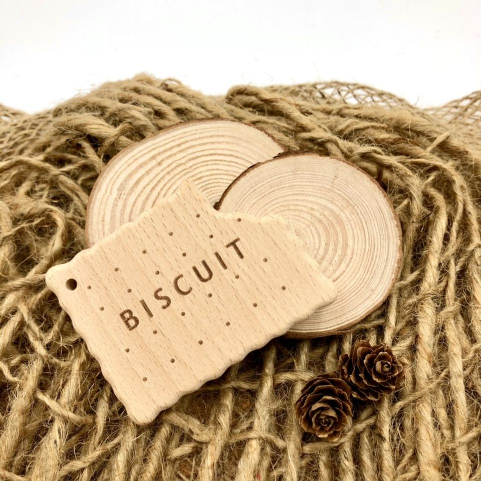 #ForOurChildren: Natural Wooden Teether (Biscuit)