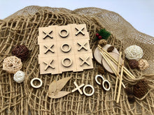 Load image into Gallery viewer, #ForOurChildren: Toy Set - Wooden Tic Tac Toe Game + Wooden Box
