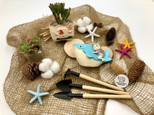 Load image into Gallery viewer, #SaveTheNature: ‘Plant A Tree’ – Planter (Whale &amp; Child) + Mini Gardening Tools
