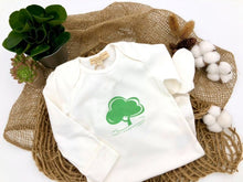 Load image into Gallery viewer, #SaveTheNature: ‘Plant A Tree’ – Organic Cotton Thermochromic Footed Romper + Organic Bag
